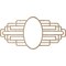 Ekena Millwork Elizabeth Wood Fretwork Pierced Medallion, 24"W x 12"H x 6 5/8"IW x 11 3/8"IH x 1/4"T, Red Oak CMWP24X12X0250EBRO - alternate 3